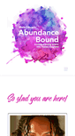 Mobile Screenshot of abundancebound.com